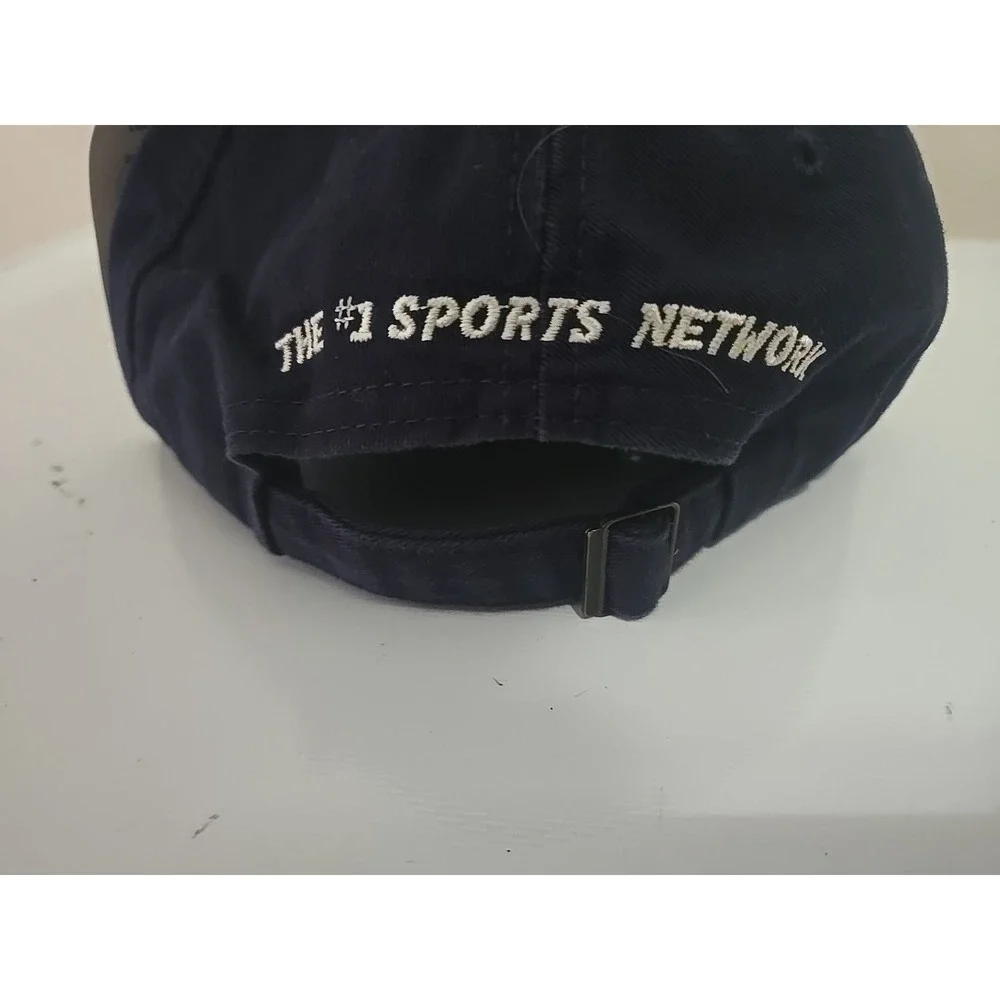 NWT Vtg 90s CBS Sports Hat K-Products Made In USA Navy‎ White Deadstock Cap